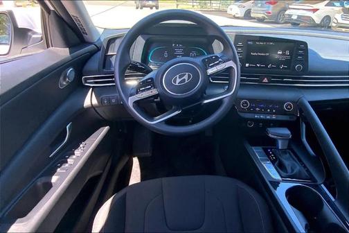 White 2025 Hyundai ELANTRA HEV Blue