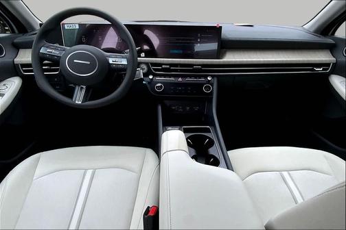 Serenity White 2026 Hyundai SONATA Hybrid Base