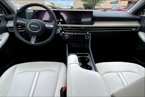 Serenity White 2026 Hyundai SONATA Hybrid Base
