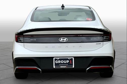 Serenity White 2026 Hyundai SONATA Hybrid Base