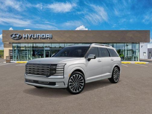 White 2026 Hyundai Palisade Hybrid Calligraphy