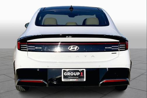 Serenity White 2026 Hyundai SONATA Hybrid Limited