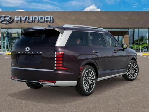 Red 2026 Hyundai Palisade Hybrid Calligraphy