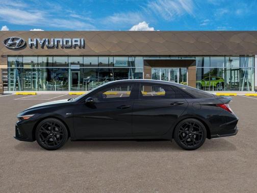 Black 2026 Hyundai ELANTRA N Line
