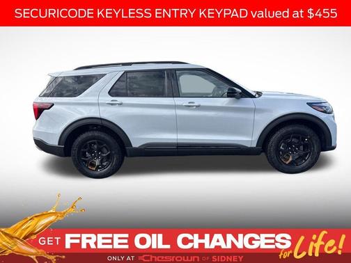 White Metallic 2026 Ford Explorer Tremor
