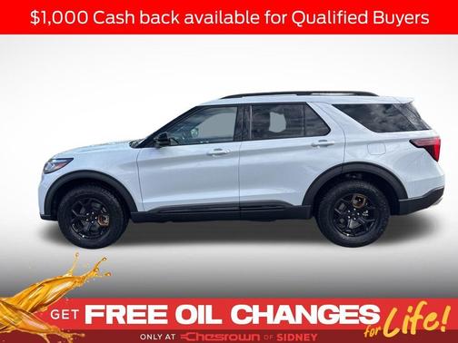 White Metallic 2026 Ford Explorer Tremor