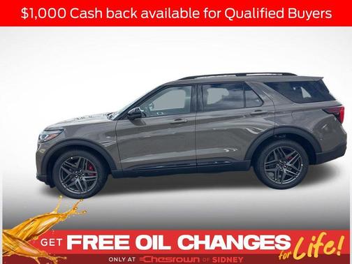 Gray 2026 Ford Explorer ST