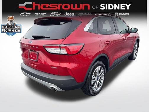 Rapid Red Metallic Tinted Clearcoat 2022 Ford Escape SEL