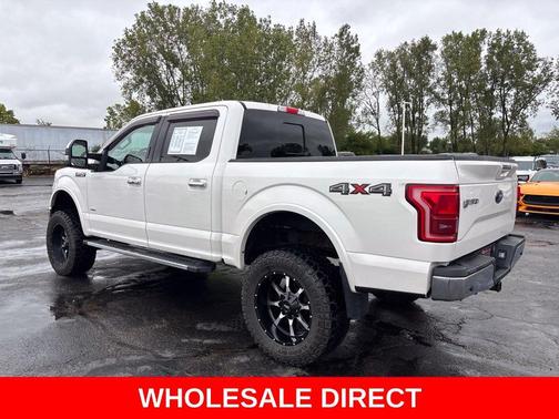 White Platinum Clearcoat Metallic 2015 Ford F-150 Lariat