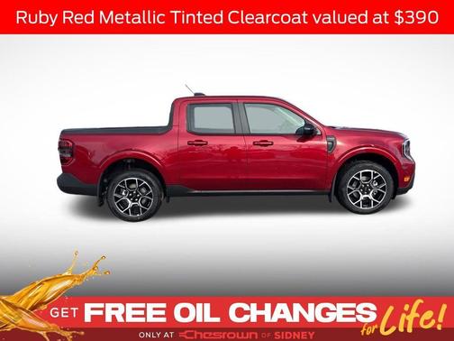 Ruby Red Metallic 2026 Ford Maverick Lariat