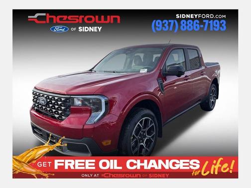 Ruby Red Metallic 2026 Ford Maverick Lariat