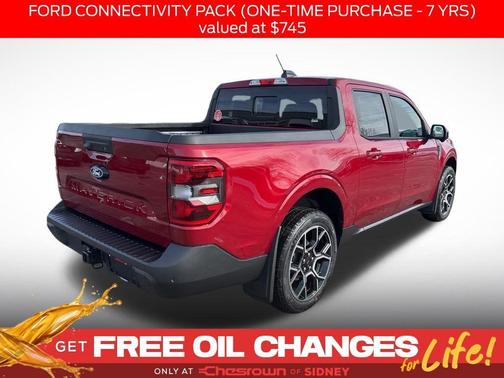 Ruby Red Metallic 2026 Ford Maverick Lariat