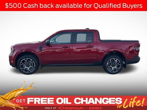 Ruby Red Metallic 2026 Ford Maverick Lariat