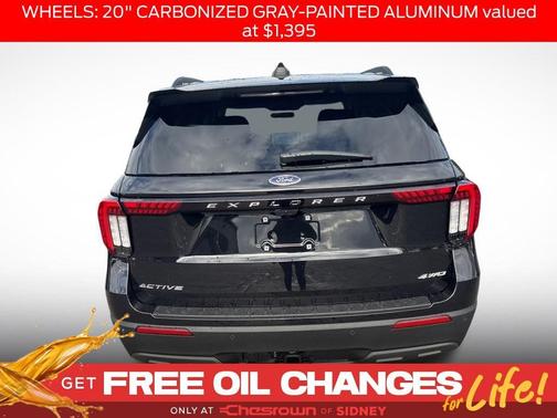 Black Metallic 2026 Ford Explorer Active