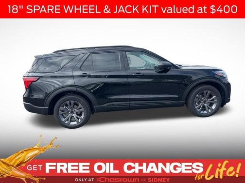 Black Metallic 2026 Ford Explorer Active