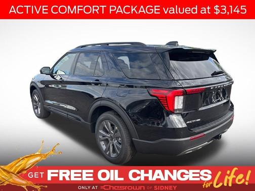 Black Metallic 2026 Ford Explorer Active