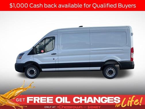 Oxford White 2026 Ford Transit-250 148 WB Medium Roof Cargo