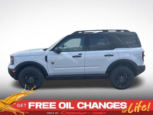 Space White Metallic 2026 Ford Bronco Sport Badlands