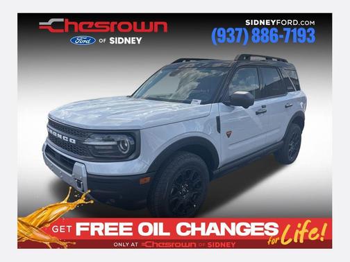 Space White Metallic 2026 Ford Bronco Sport Badlands