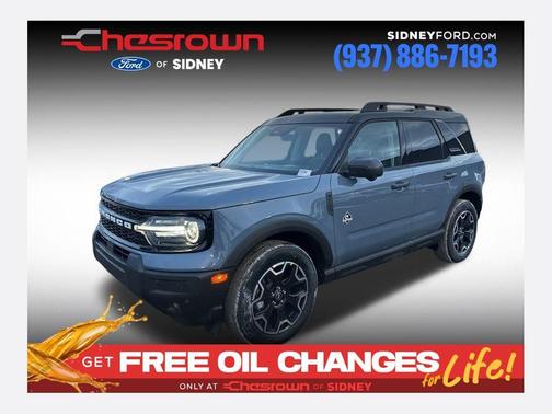 Azure Gray Metallic 2026 Ford Bronco Sport Outer Banks