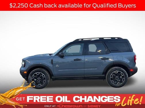 Azure Gray Metallic 2026 Ford Bronco Sport Outer Banks