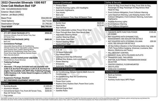 2022 Chevrolet Silverado 1500 RST