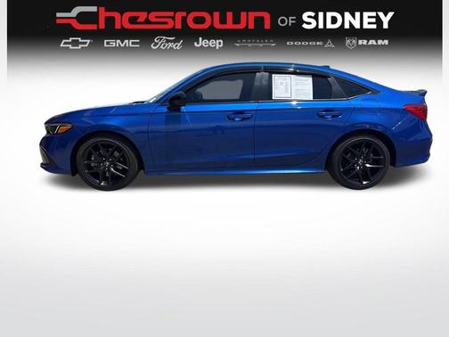 Aegean Blue Metallic 2024 Honda Civic Si Base