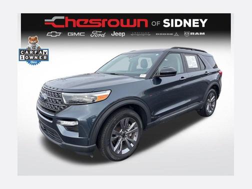 Stone Blue Metallic 2023 Ford Explorer XLT