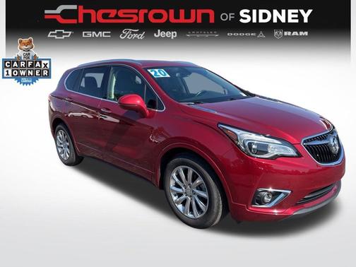Chili Red Metallic 2020 Buick Envision Essence