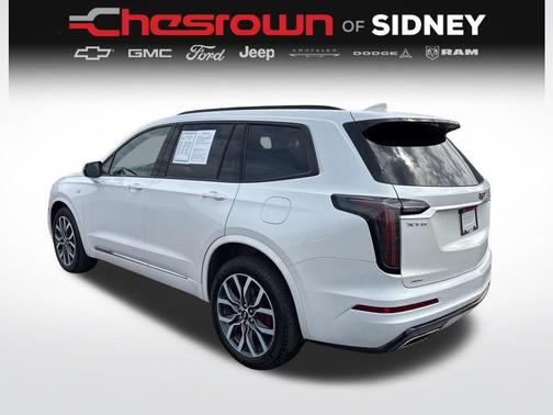 Crystal White Tri-Coat 2024 Cadillac XT6 Sport AWD