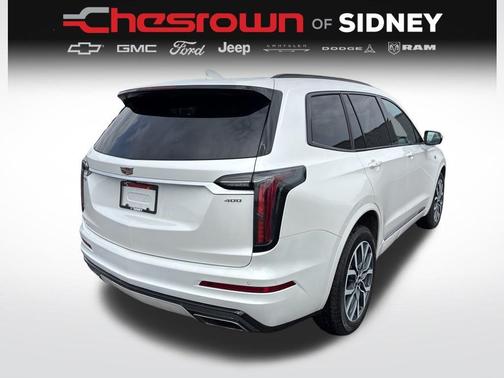 Crystal White Tri-Coat 2024 Cadillac XT6 Sport AWD