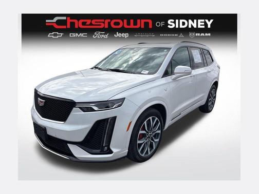 Crystal White Tri-Coat 2024 Cadillac XT6 Sport AWD