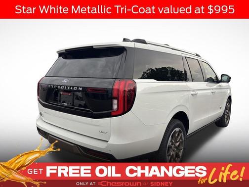 White Metallic 2026 Ford Expedition Max King Ranch