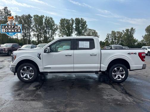 White Metallic 2022 Ford F-150 Lariat