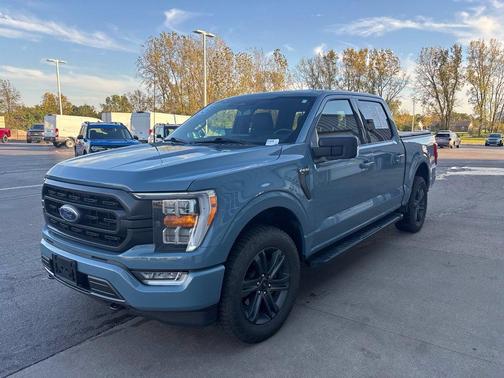 Blue 2023 Ford F-150 XLT