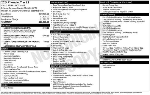 2024 Chevrolet Trax LS