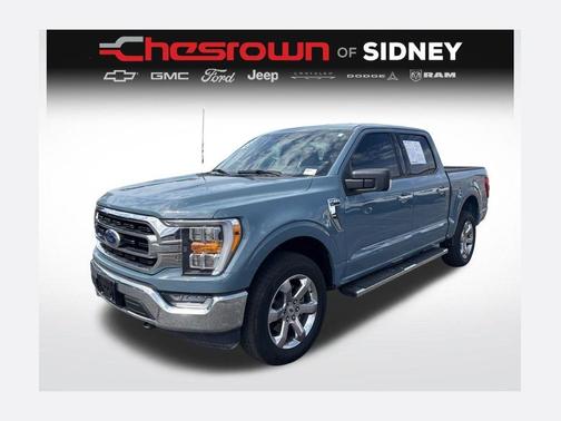 Blue 2023 Ford F-150 XLT