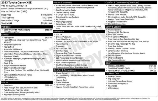 Gray 2023 Toyota Camry XSE