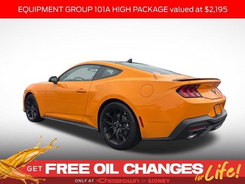 Orange 2026 Ford Mustang EcoBoost