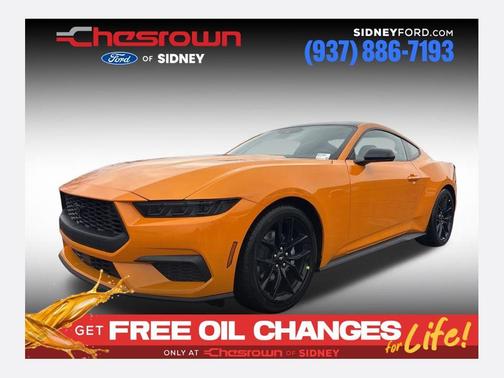 Orange 2026 Ford Mustang EcoBoost