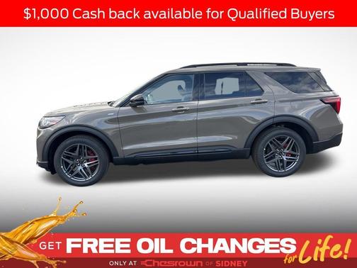 Gray 2026 Ford Explorer ST-Line