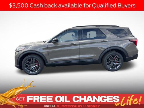 Gray 2026 Ford Explorer ST-Line