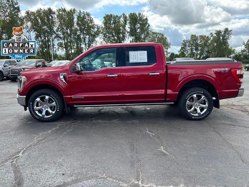 Red Metallic 2021 Ford F-150 Lariat