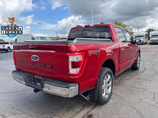 Red Metallic 2021 Ford F-150 Lariat