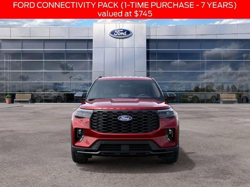 Ruby Red Metallic 2027 Ford Explorer ST-Line
