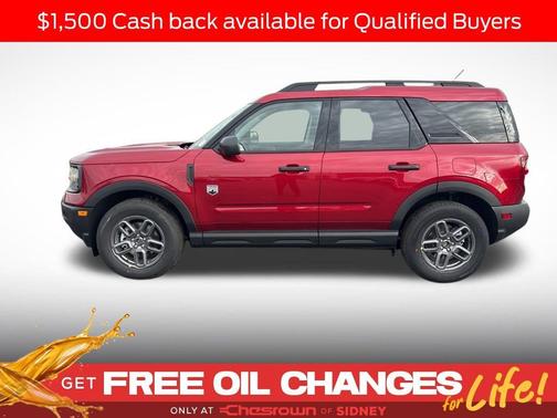 Ruby Red Metallic 2025 Ford Bronco Sport Big Bend