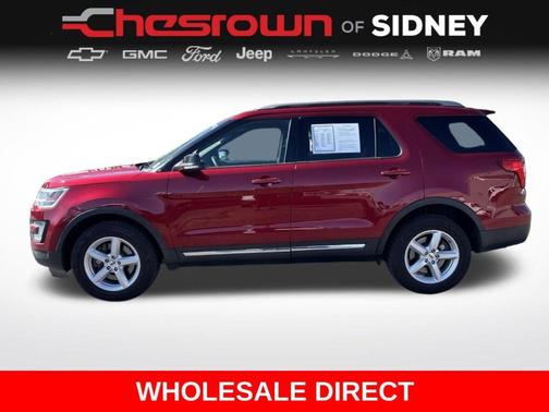 Ruby Red Metallic 2017 Ford Explorer XLT