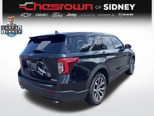 Black 2022 Ford Explorer ST-Line
