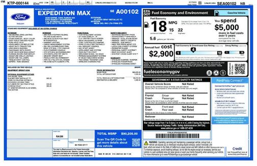 Gray Metallic 2025 Ford Expedition Max King Ranch