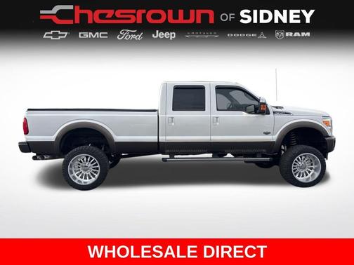White Platinum Clearcoat Metallic 2015 Ford F-350 King Ranch